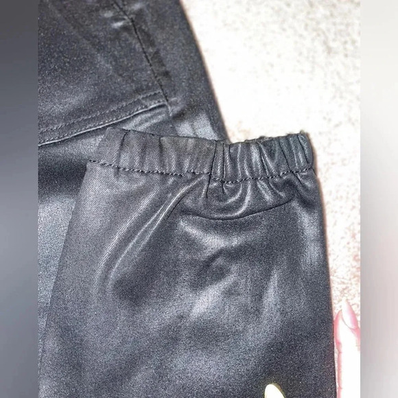 PAIGE COATED MAYSLIE JOGGER BLACK FOG LUXE COATING SIZE 26 - Picture 12 of 13
